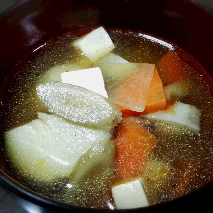 根菜たっぷり(´▽`*) けんちん汁♪